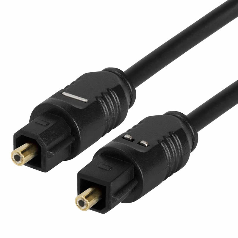 Kabel TosLink - Digitální optický audio kabel - SPDIF Kabel Dolby Digital DTS Surround Sound Bar - optický kabel Toslink pro domácí kino