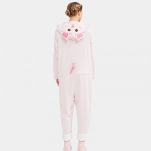 Dámské vyšívané pyžamo onesie bavlněné dresy