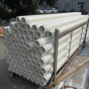 2palcová trubka z tuhých trubek SCH40 z tvrdého PVC na míru