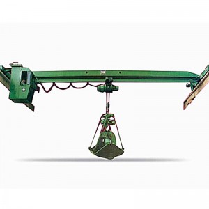 Single Girder Mostový jeřáb s Grab