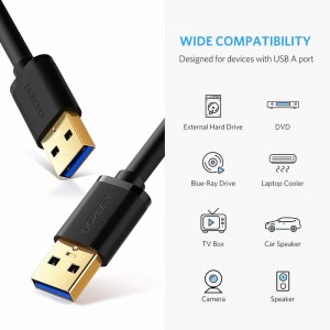 Kabel USB 3.0 typu A až A Kabel typu A od A do A pro kabelové přenosy datových přenosů