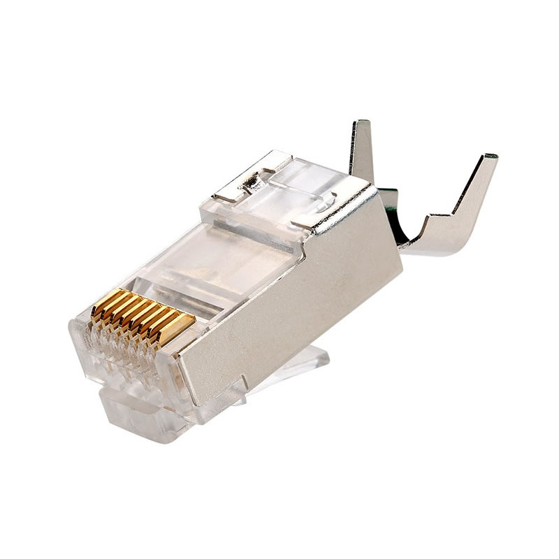 RJ45 konektor CAT7 krimpovací ethernetový konektor STP modulární