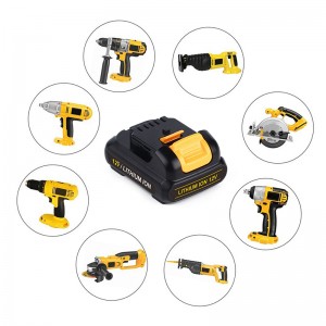 Akumulátorová vrtačka Li-ion 1500 mAh 12 V pro Dewalt DCB120, DCB121