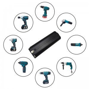 Akumulátorové baterie Ni-Cd 7,2 V, 1500 mAh, akumulátory pro Makita 7000, 7002, 7033