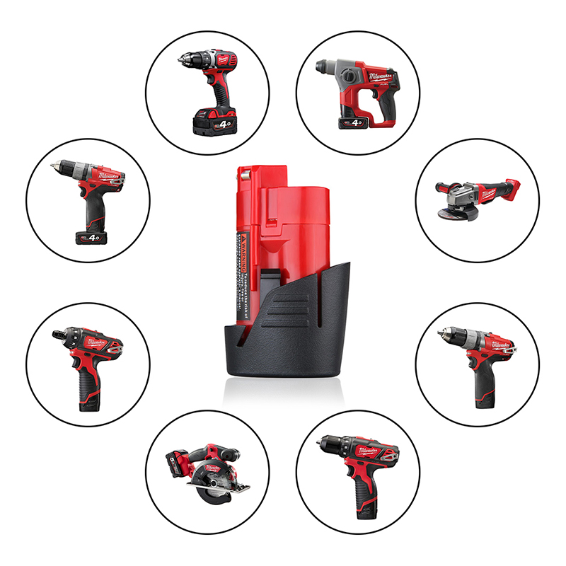 Pro lithium-iontovou nástrojovou baterii Milwaukee 48-11-2411 M12 12V 3000mAh