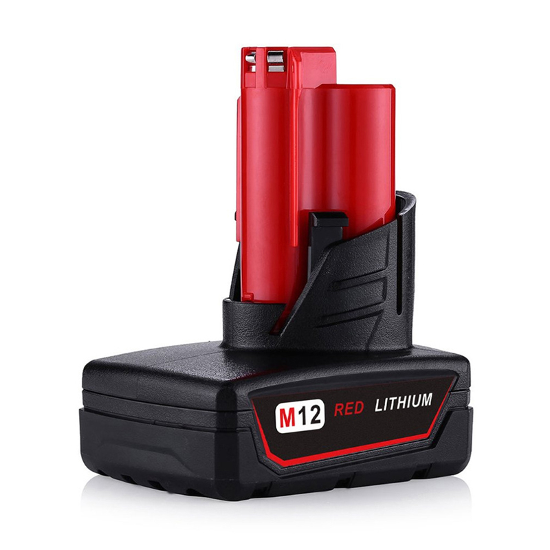 Lithiové 12V 4000mAh náhradní články pro baterie akumulátorového nářadí Milwaukee 48-11-2411 M12