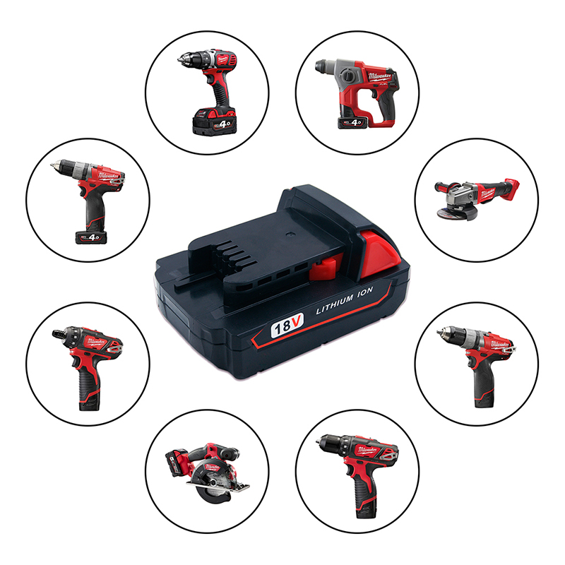 Li-ion 18V 1500mAh dobíjecí náhradní baterie pro Milwaukee 48-11-1840 M18