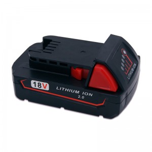 Lithium-iontové 18V 2000mAh baterie pro elektrické nářadí pro Milwaukee 48-11-1840 M18