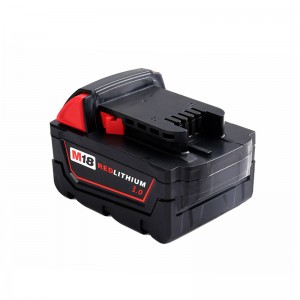 Lithiové 18V 3000mAh náhradní akumulátorové vrtací baterie pro Milwaukee 48-11-1840 M18