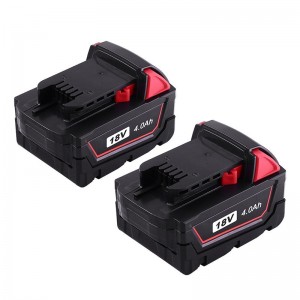 Li-ion 18V 4000mAh náhradní baterie pro elektrické nářadí pro Milwaukee 48-11-1840 M18