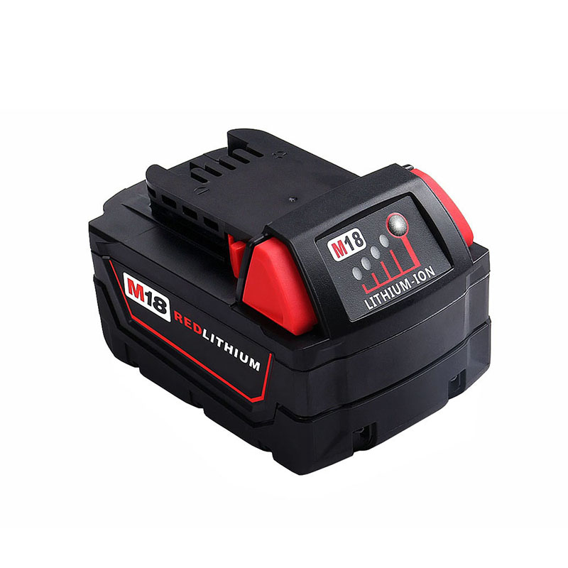 Lithium-iontový 18V 5000mAh dobíjecí dobíjecí baterie pro nářadí pro Milwaukee 48-11-1840 M18