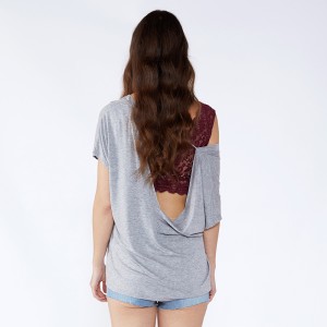 Asymetrické nejnovější návrhy krku s hlubokým výstřihem vzory pro dívky JCGJ190315080