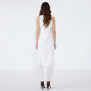 Roupas Femininas bílé bavlněné oblečení dámské krajkové šaty