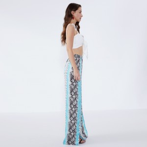 Vysoce kvalitní nejnovější vzory Split Vibration Women Harem Baggy Pant