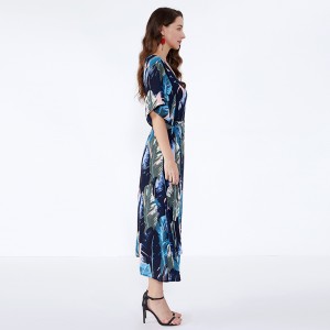 Africký design elegantní ženy dámské módní šifónové šaty ležérní šaty letní JSDJ2558