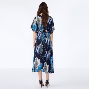 Africký design elegantní ženy dámské módní šifónové šaty ležérní šaty letní JSDJ2558