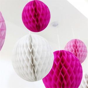 Párty dekorace sady včetně pomerančové kulaté hedvábné papírové fanoušky barevné vyřezávané k narozeninám