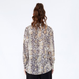 Serpentine Print Camo Saree Designs Femme Lady Halenka