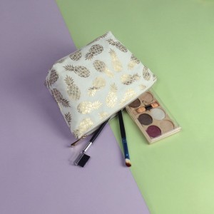 Twill 100% ananasová vlákna horké prodejní kosmetická taška