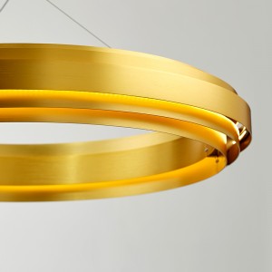 Nordic Modern Minimalist Circular Design Home Hotel LED lustr Km2141