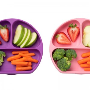 FDA LFGB Certified Baby Silikon Placemat Plate