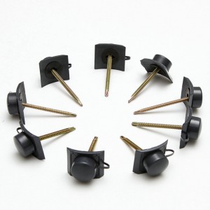 Speciální příslušenství pro PVC střechu Vodotěsný šroub a víčko pro PVC střešní tašky