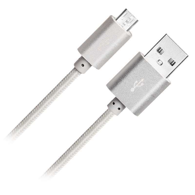 USB nylonový pletený kabel