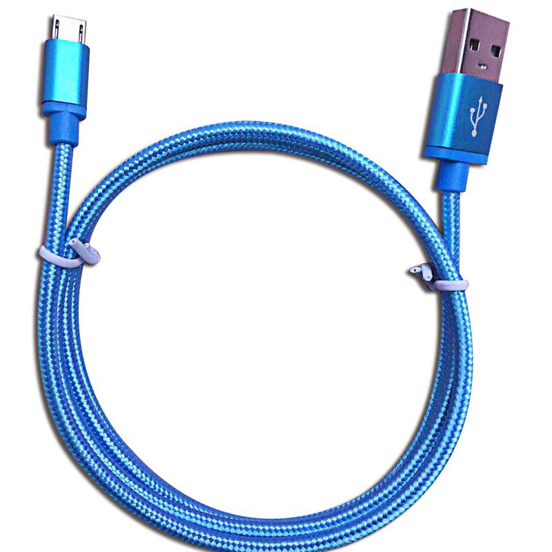 USB nylonový pletený kabel