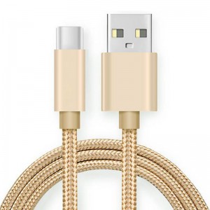 Nylonový kabel typu C k USB