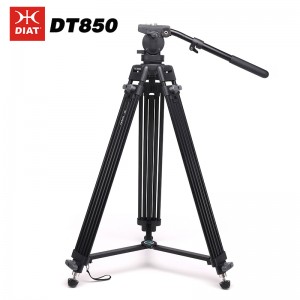 DIAT DT850 Stativ vysoké kvality pro vysoce kvalitní videokameru pro profesionální fotografování stativu s videokamerou
