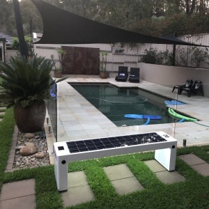 Přizpůsobená venkovní nabíječka solárních telefonů Smart Street Lighting Lavička sedadla