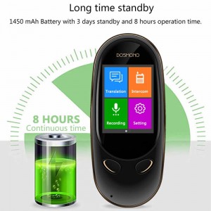 Inteligentní překladač zařízení, 72 jazyků online 8 jazyků offline AI okamžité digitální hlasové překladače simultánní překladové záznamové zařízení interkomové zařízení pro cestovní ruch obchodní učení (...