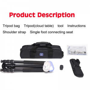 DIAT AM254A KH10 Hliníkový fotoaparát Stativ pro profesionální studiové fotografie Venkovní fotografování Fotoaparát Stativ stativ