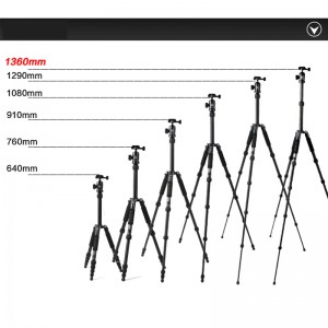 DIat AM225A + KH10 profesionální videokamera stativ venkovní lehká hliníková slitina hořčíku slitina fotoaparátu stativ