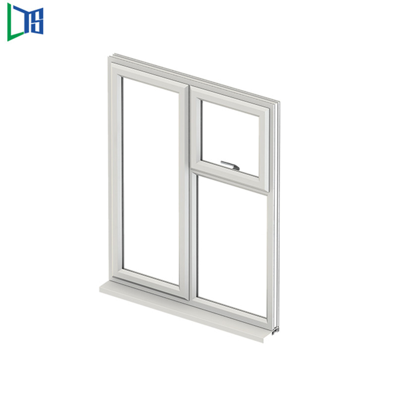 Hliníkový profil Low-E skleněné křídlové okno pro domácí designy Jednoduché nebo dvojité zasklení Práškové lakování dokončeno