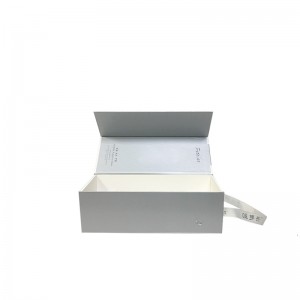 luxusní malý skládací matný černý magnetický krém na rtěnku kosmetický papír dárkový balicí box s mašlí