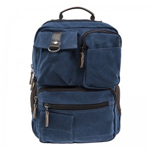 17SC-6570M Vícebarevný 15letý tovární ekologický odolný ležérní denní batoh z obyčejného bavlněného plátna