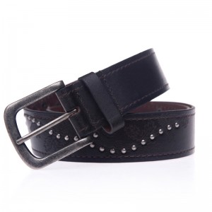 HD0823 - Personalizujte přizpůsobený originální kožený opasek s cvočky