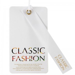 Štítek s visačkou Creative Fashion Clothing na zakázku 04