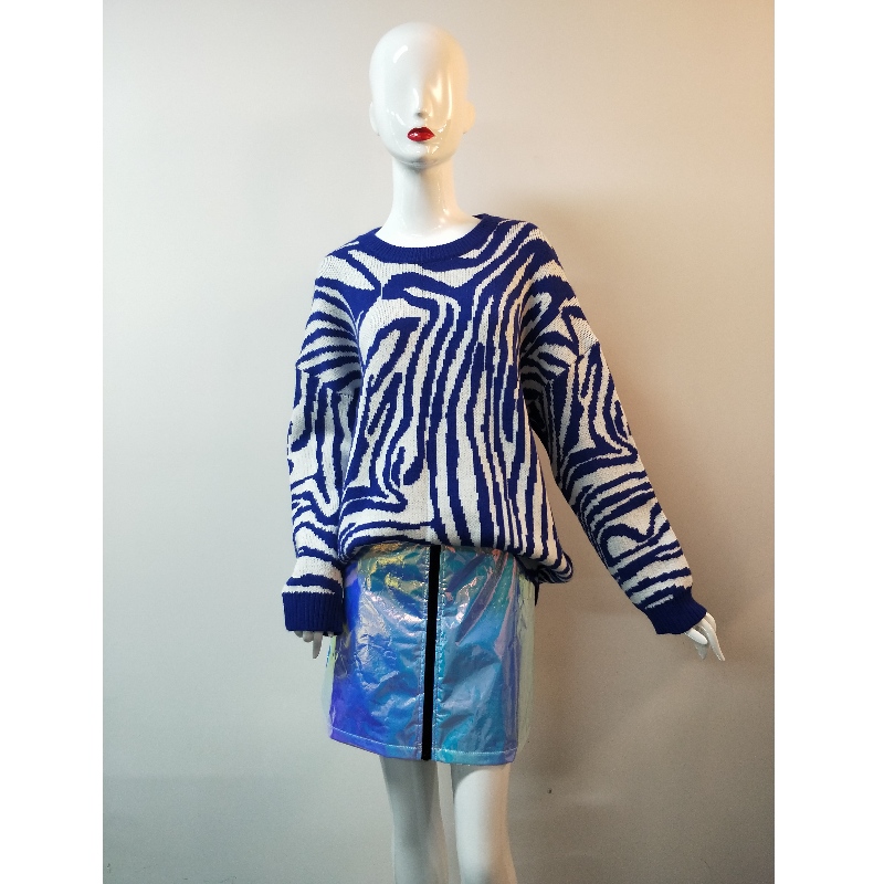 BLUE SWIRL PRINT JUMPER RLWS0011F