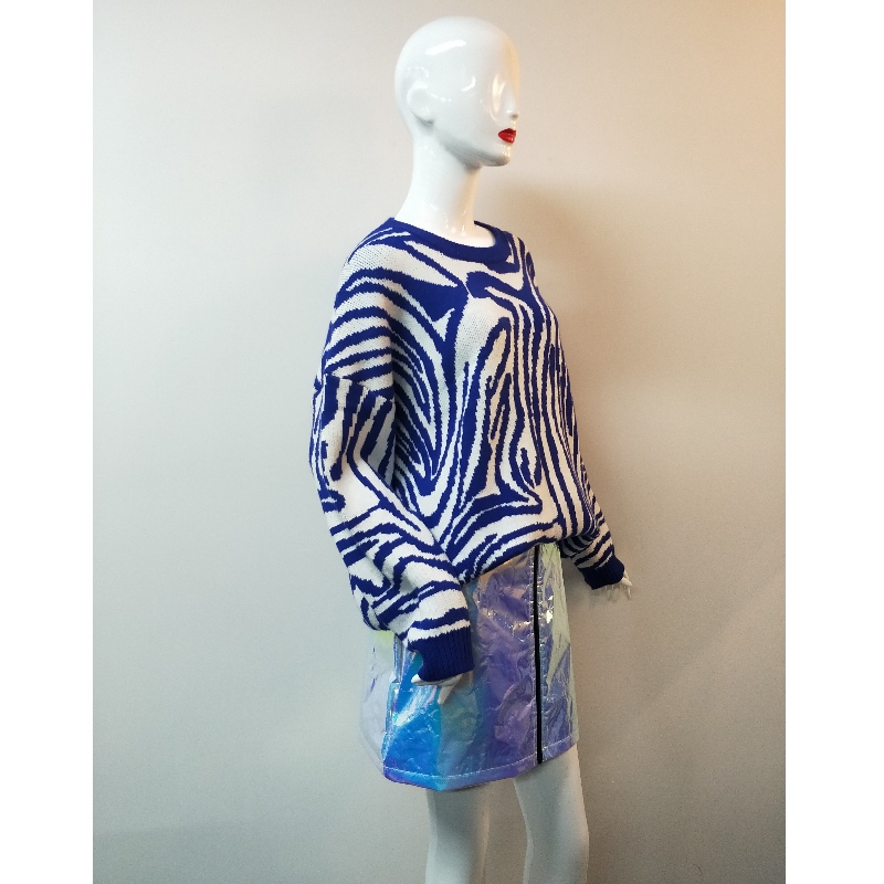 BLUE SWIRL PRINT JUMPER RLWS0011F