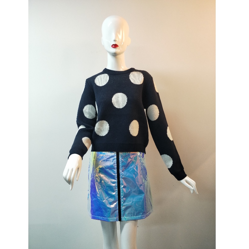 LADIES 'POLKA DOT SWEATER RLWS0012F