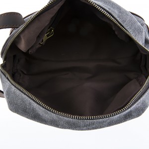 18SC-6777M továrna nový design vysoce kvalitní plátno cestovní organizér kosmetická taška s crazy kůží kůže