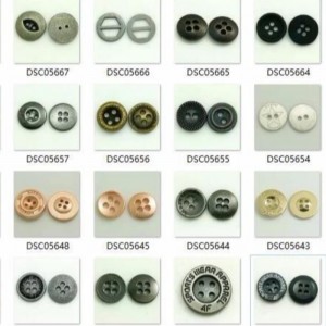 Módní knoflíky na knoflíky pro šicí košile z 10 až 19 mm pryskyřice 2