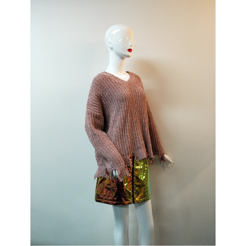 KOVOVÝ RYCHLÝ KOVOVÝ SWEATER RLWS0049F