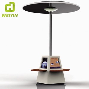 Inteligentní solární reklamní lavice s LED osvětlením USB nabíječka pro venkovní použití