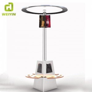 Inteligentní solární reklamní lavice s LED osvětlením USB nabíječka pro venkovní použití