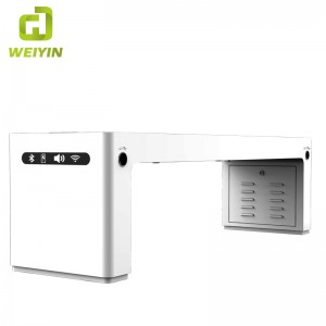 Lavička Smart Solar Power Power Urban Park pro nabíjení mobilních telefonů