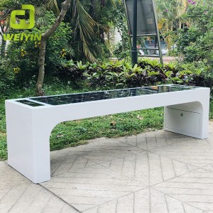 Solární inteligentní pouliční nábytek pro venkovní použití