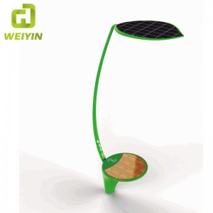 Inteligentní solární energie Pouliční reklamní osvětlení pro venkovní nabíjení mobilních telefonů